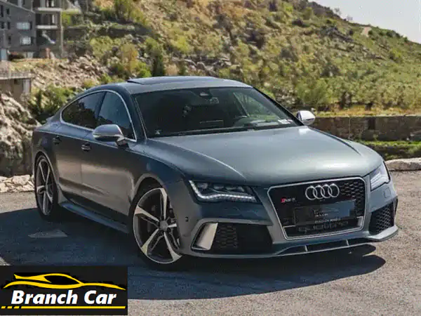 أودي RS7 2015 مات رمادي - فرصة ذهبية من كتّانه!