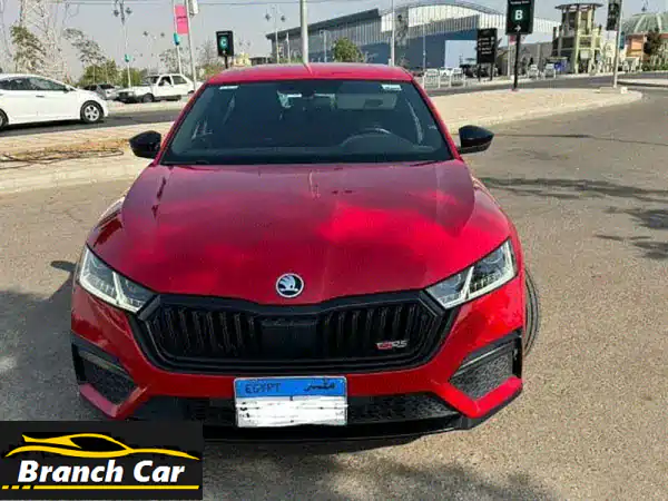 سكودا أوكتافيا RS 2024 حمراء 🔥  بروتكشن راب ستايل -...