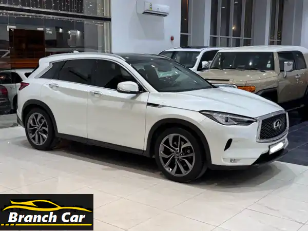 انفنتي QX50 2022 بيضاء - فُل أوبشن، قيادة ممتعة بسعر...