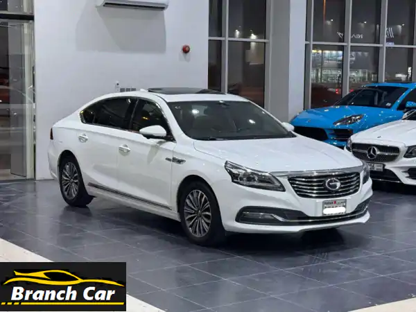 GAC GA8 2019 بيضاء - فاخرة وكاملة المواصفات بسعر مغرٍ!