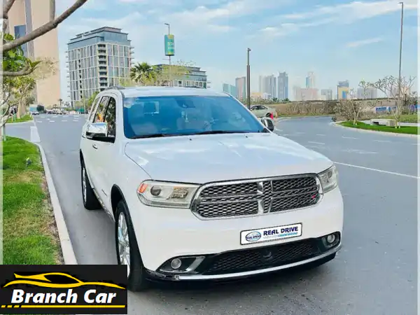 دودج دورانجو 2015 بيضاء - حالة ممتازة! (7 ركاب،...