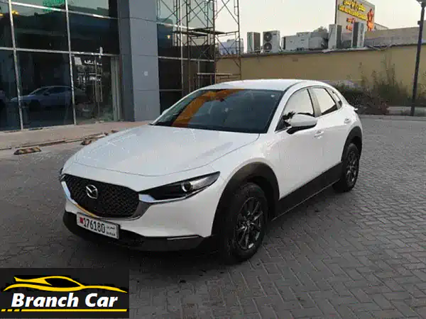 مازدا CX-30 2023 بيضاء - بحالة ممتازة! قيادة سلسة، كم 32...