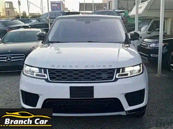 رانج روفر سبورت 2019 بيضاء - بحالة ممتازة! سعر مغرٍ من هانا أوتو!