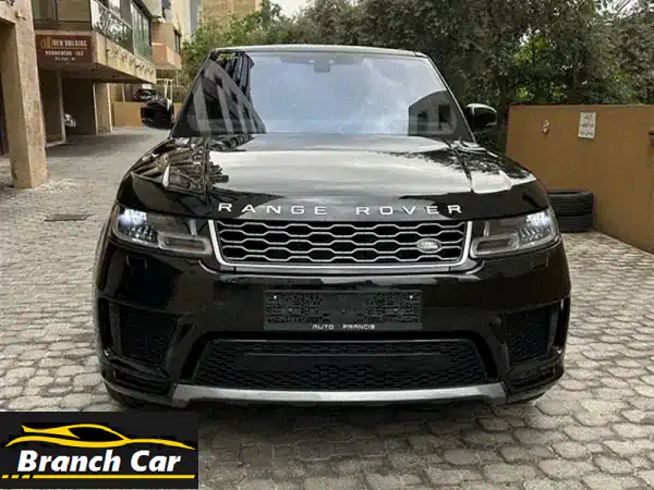 رينج روفر سبورت HSE V6 2018 سوداء - بحالة ممتازة!...