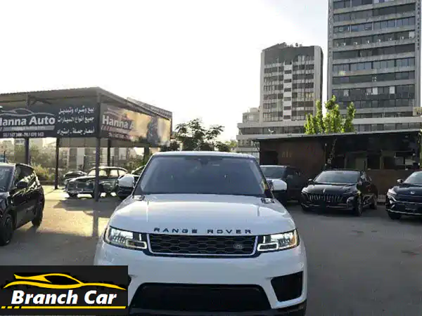 رانج روفر سبورت 2019 بيضاء - بحالة ممتازة! سعر مغرٍ...
