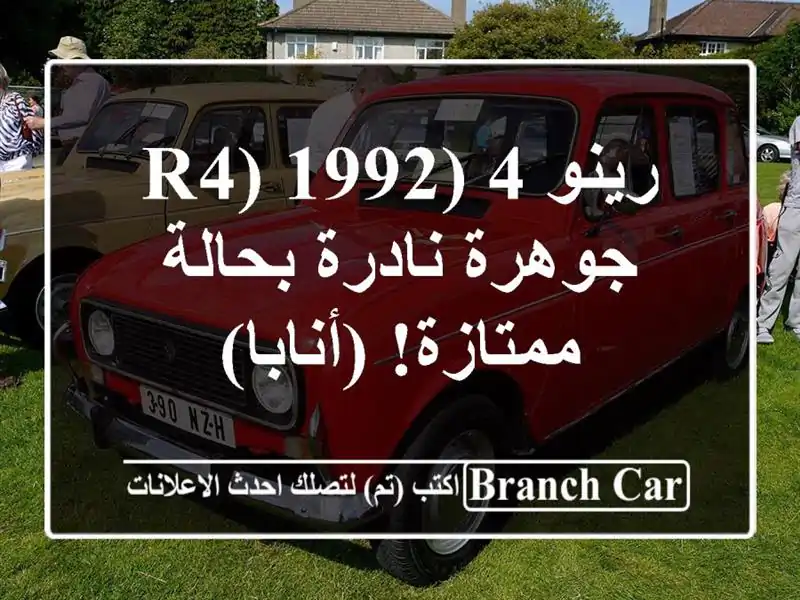 رينو 4 (R4) 1992 - جوهرة نادرة بحالة ممتازة! (أنابا)