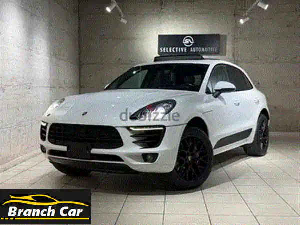 بورشه ماكان 2017 (Macan S) - فخامة ألمانية بانتظارك!  (مُجهزة بالكامل، جلد، بانوراما)