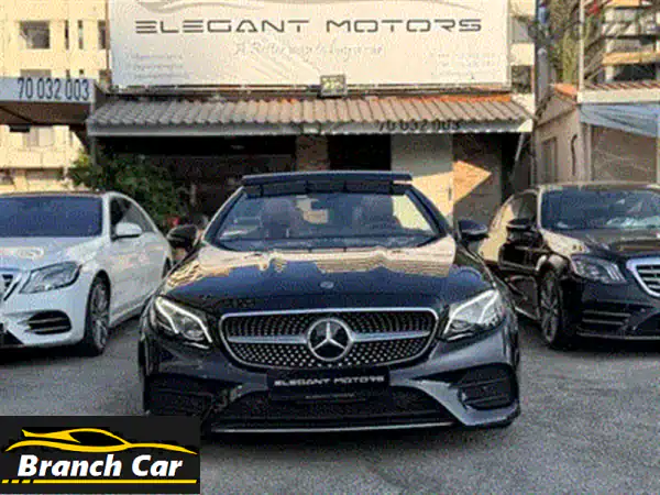 مرسيدس E200 AMG كوبيه 2017 - كالجديدة! (51,000 كم فقط، مالك واحد)