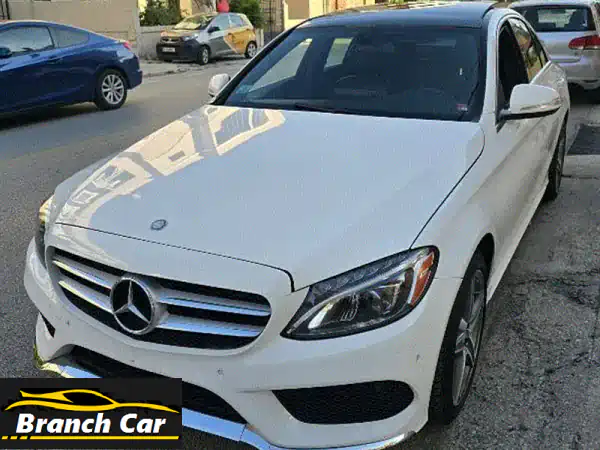 مرسيدس C-Class 2015 بيضاء - أنيقة وعملية، جاهزة...