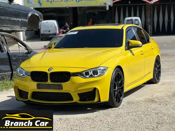 بي إم دبليو 3 Series (F30) 2013 صفراء - سائق رياضي أنتظرك!