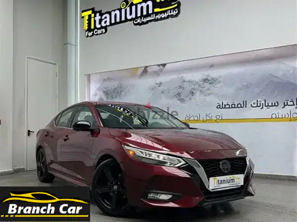 نيسان سنترا SR فل أوبشن 2021 أحمر 🔥  | ضمان 3 سنوات +...