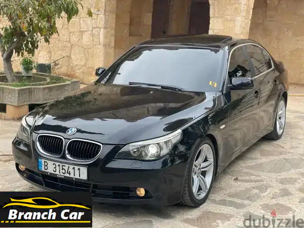BMW 5 Series 525i 2007 - بحالة ممتازة! مالك واحد فقط