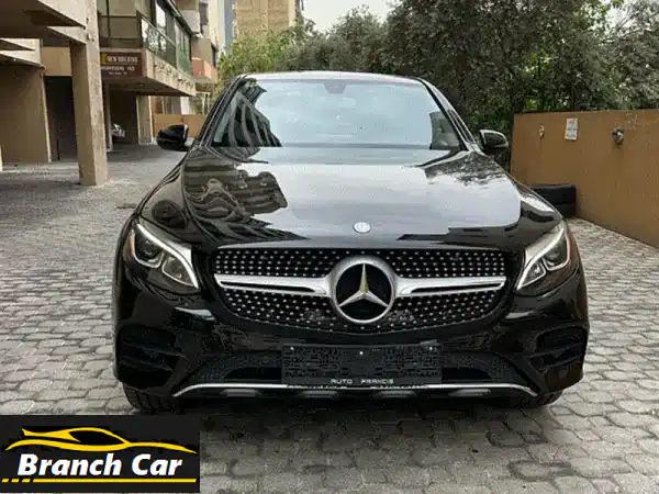مرسيدس GLC 300 كوبيه AMG لاين 2017 - أسود على أسود (حالة ممتازة)