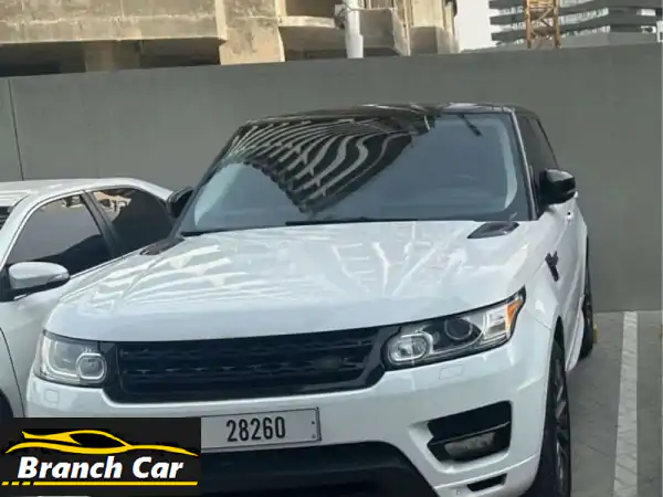 رنج روفر سبورت سوبر تشارج 2015 - فل أوبشن - حالة وكالة...