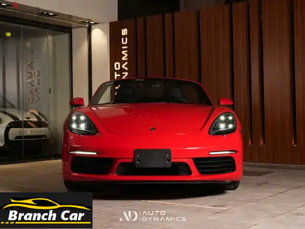 بورشه بوكستر 2019 | أحمر غامق، 7500 كم فقط! فرصة لا تُفوّت!