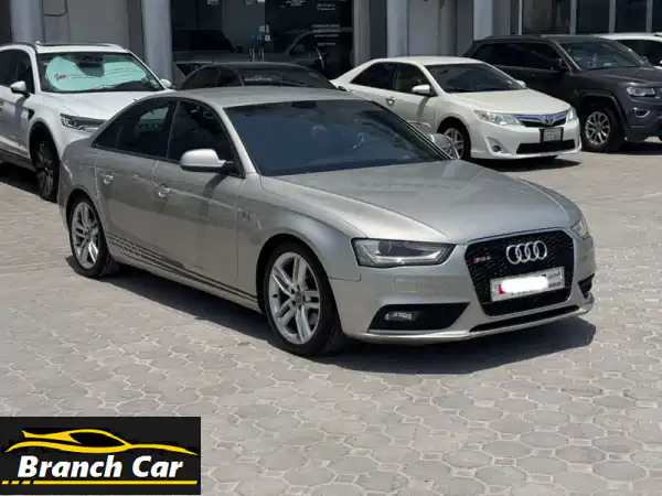 أودي A4 S لاين 2013 (فضي) - فرصة ذهبية بسعر مغرٍ!