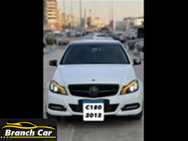 مرسيدس C180 موديل 2012 -  فابريقة بحالة ممتازة - مصر الجديدة
