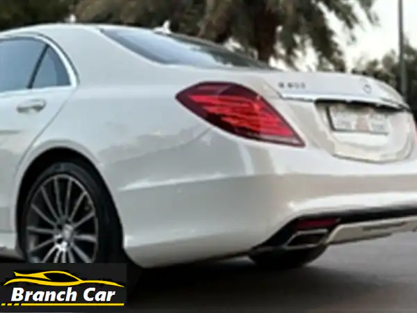 مرسيدس S500 2014 بيضاء لؤلؤية - فخامة لا تُقاوم - الرياض