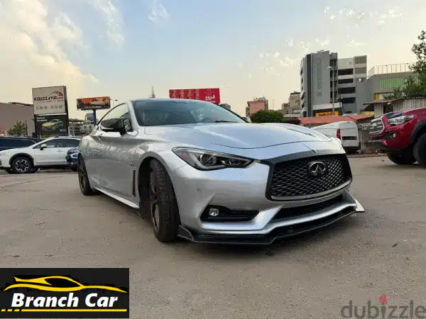 انفنتي Q60 S 2017 حمراء رياضية -  كاملة المواصفات،...