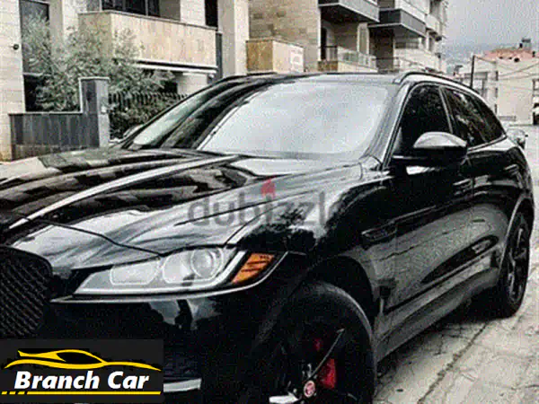 جاكوار F-Pace 2017 (V6 35t) -  زرقاء داكنة،  حالة ممتازة، مواصفات فاخرة!