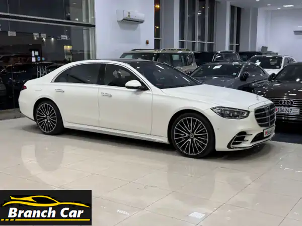 مرسيدس بنز S 500 4MATIC 2023 بيضاء - فخامة لا تُقاوم بسعر مميز!