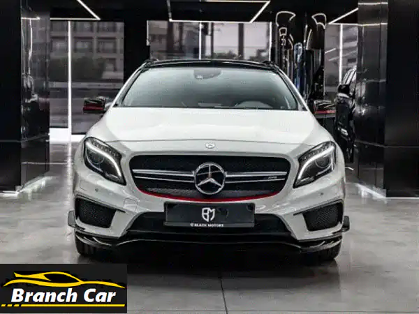 مرسيدس GLA45 2016 بيضاء/سوداء - قيادة رياضية فاخرة...