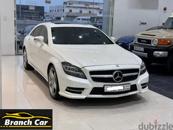 مرسيدس بنز CLS 350 موديل 2013 بيضاء - فرصة لا تُفوّت!