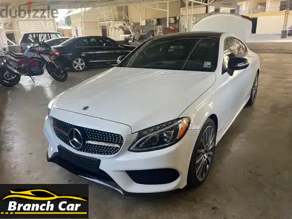 مرسيدس بنز C-Class كوبيه 2017 - كاليفورنيا لوك! نظيفة جداً...