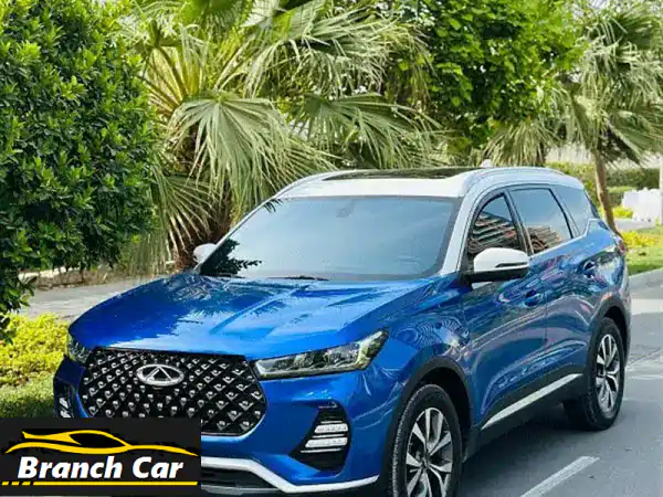 شيري Tiggo 7 Pro Limited - إصدار ثنائي الألوان (أبيض وأزرق)...