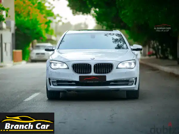 BMW 730i 2014 بيضاء -  فخامة ألمانية بأسعار مميزة!