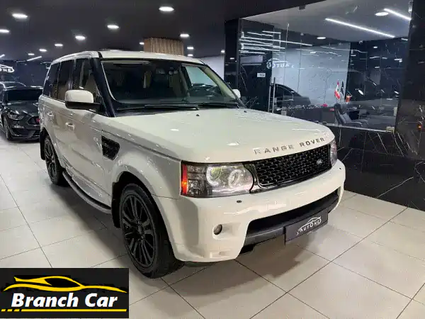 رانج روفر سبورت HSE V8 2010 بيضاء -  فخامة ورفاهية...