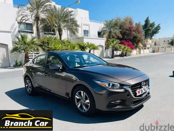 مازدا 3 موديل 2018 بحالة ممتازة - فرصة ذهبية!