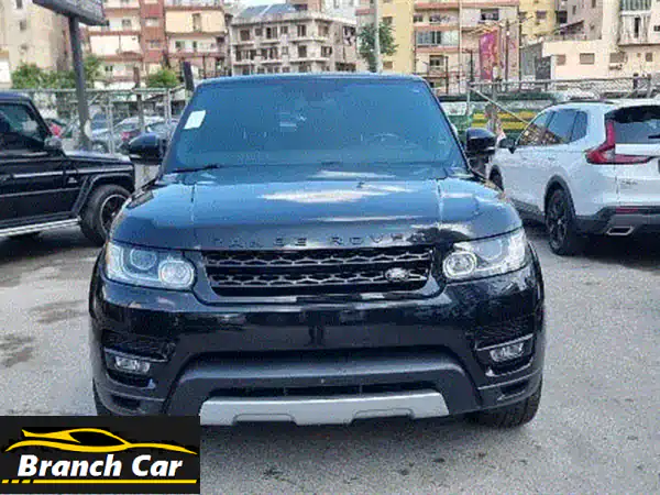 رينج روفر سبورت HSE 2016 سوداء - كالجديدة!  كاميرات +...