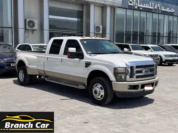 فورد F-350 لاريات 2010 بيضاء - قوية وانيقة بسعر مميز!