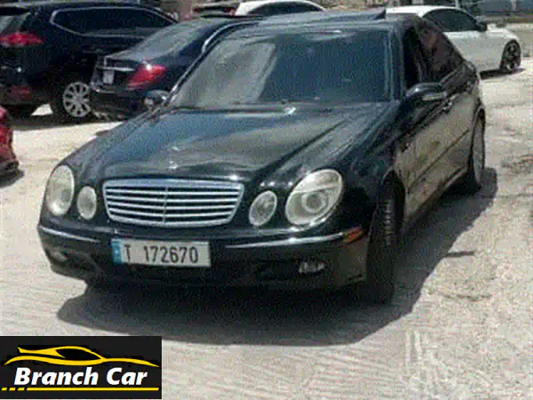 مرسيدس E Class 2006 سوداء - فرصة لا تُفوّت! (ناعمة كالحرير)