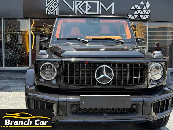 مرسيدس G63 AMG 2025 سوداء -  الفخامة والأداء بلمسة شخصية