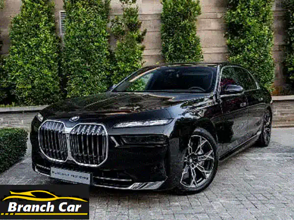 BMW 750e xDrive 2024 - فخامة كهربائية، مسافة 4000 كم فقط!