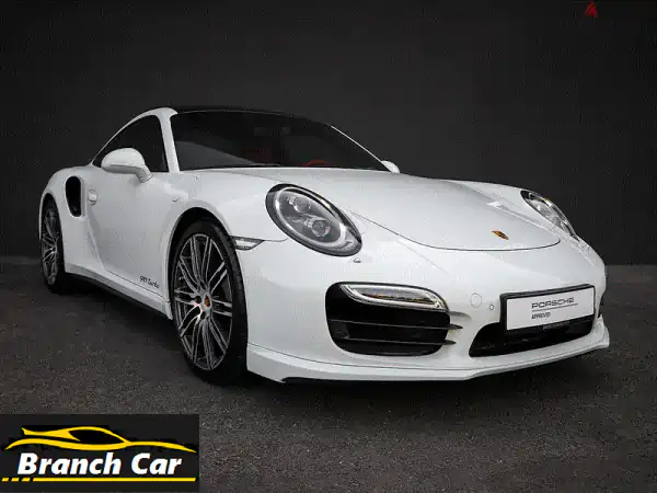 بورشه 911 توربو كوبيه 2014 -  تحفة فنية بيضاء نادرة!  (32,563...