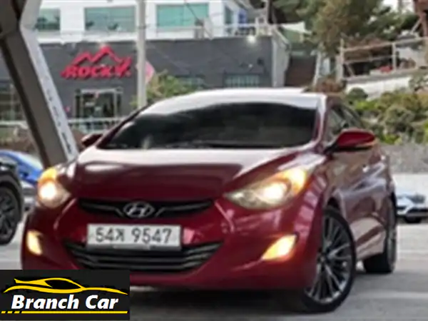 هيونداي إلنترا MD 2012 حمراء فبريكة - فرصة لا تُفوّت!