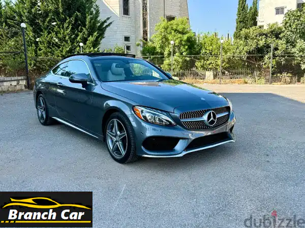 مرسيدس C300 كوبيه 4MATIC 2017 - فرصة ذهبية! (26,000 ميل فقط!)