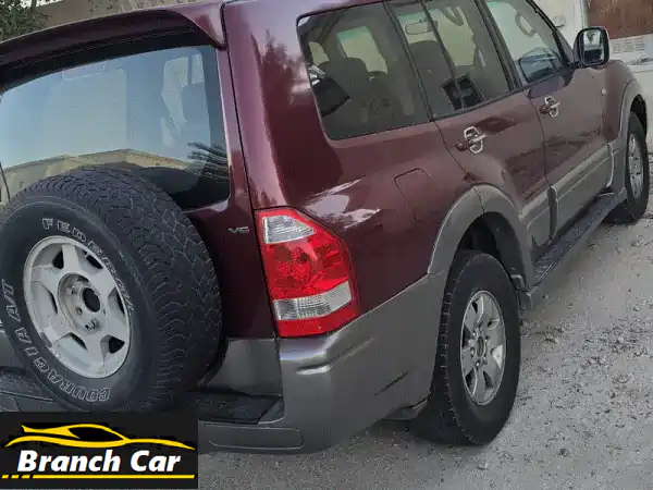 ميتسوبيشي باجيرو 2005 GLS - أحمر، بحالة ممتازة،...