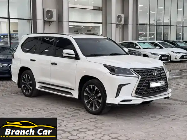 لكزس lx  570 s 2016 (أبيض) وكالة قطر، عدد الكيلومترات 162,000...