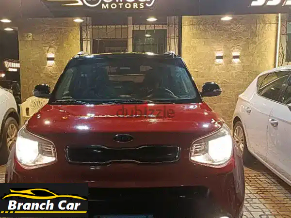 Kia Soul 2017 أحمر 🔥 سقف أسود!  مقدم 100,000 فقط + أقساط حتى...