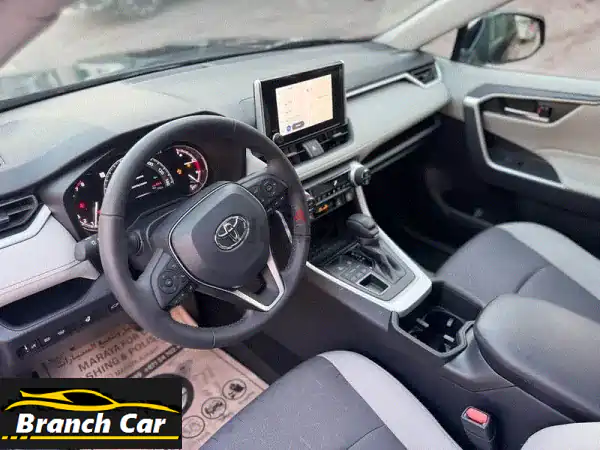 تويوتا RAV4 2024 - كالجديدة!  (أزرق، خيارات كاملة)