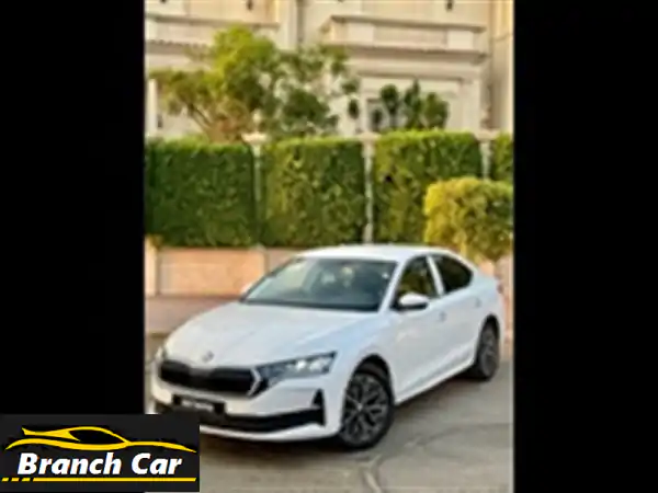 سكودا اوكتافيا A8 2025 | زيرو - لون أبيض ✨  | كاش أو تقسيط!