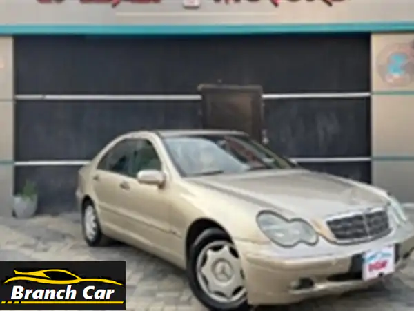 مرسيدس C180 موديل 2002 بحالة ممتازة - فرصة لا تُفوّت!