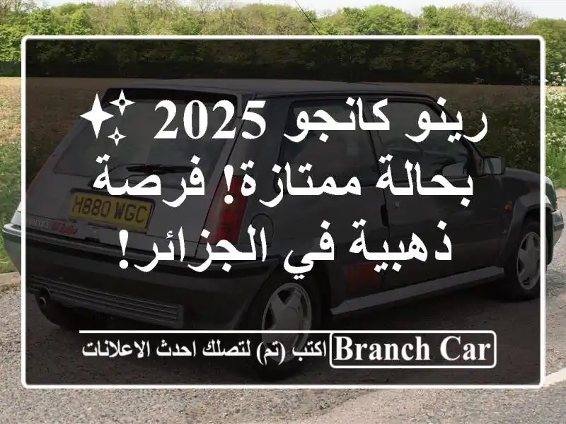 رينو كانجو 2025 ✨ بحالة ممتازة! فرصة ذهبية في الجزائر!