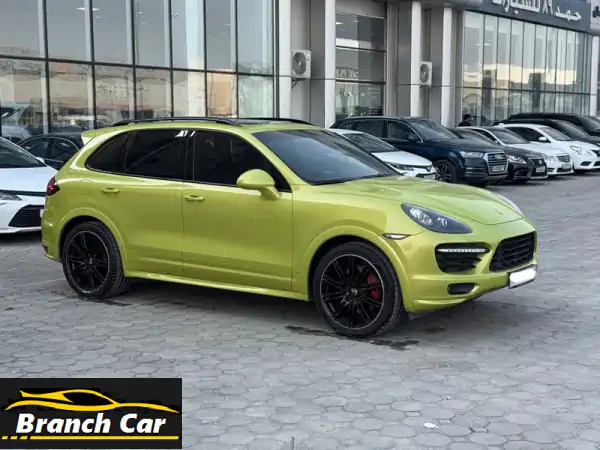 بورش كايين GTS 2013 خضراء - قوّة وأناقة بسعر لا يُفوّت!
