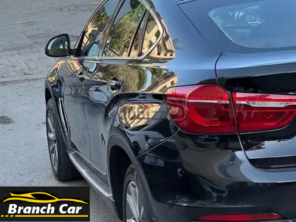 BMW X6 2015 -  فخامة ألمانية بحالة ممتازة!  (أسود -...