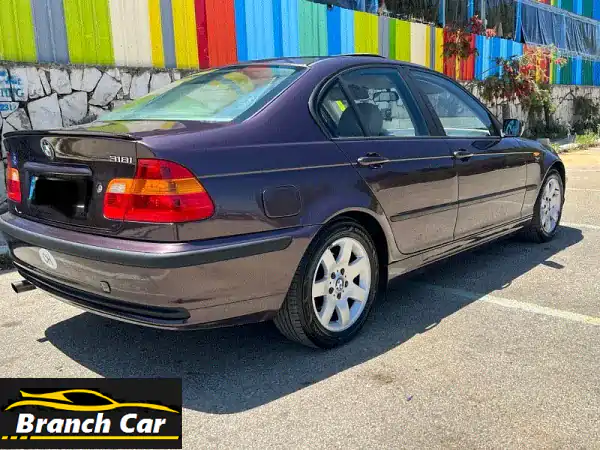 بي إم دبليو 318i 2002 - بنفسجي فخم، حالة ممتازة، سعر...